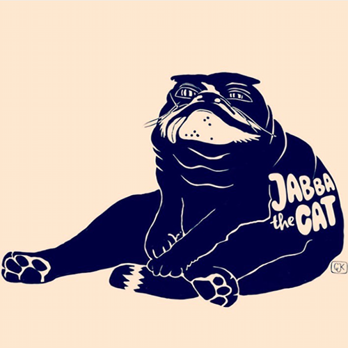Jabbe the Cat Jabba the Hutt